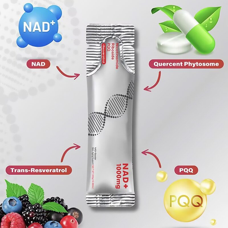 NAD+ Supplement Manufacturer - Berry Flavored High Concentration Nicotinamide Antioxidant