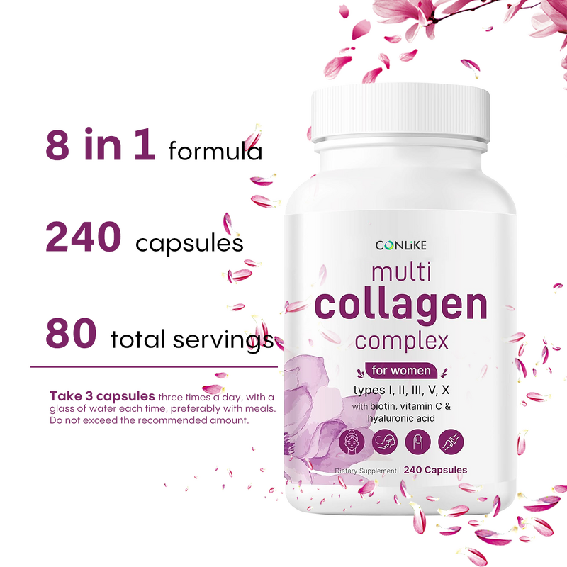 Collagen Capsule Manufacturer - Private Label Hair Skin Nails Joint Whitening Complex