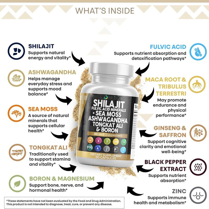 Capsule Manufacturer - OEM Sea Moss Shilajit Ashwagandha Turmeric Bladderwrack Burdock Ginger