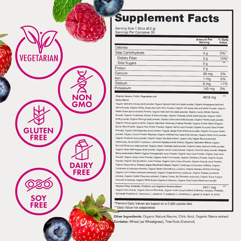 Powder Manufacturer - OEM Greens Superfood Ashwaganda Collagen Probiotics Digestive