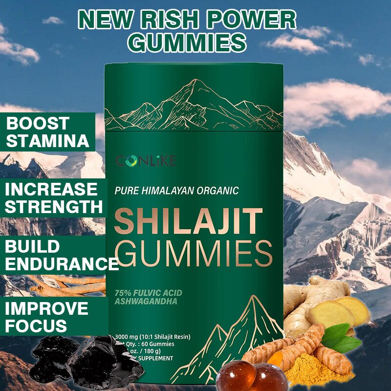 Gummy Manufacturer - Shilajit Ashwagandha Liquid Gold Lab Tested No Added Sugar