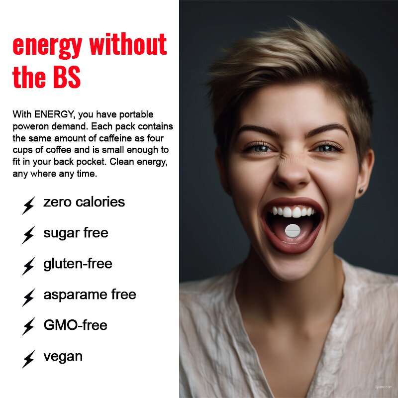 Candy Supplement Manufacturer - Wholesale Sugar-Free Mint Energy Breath Adult