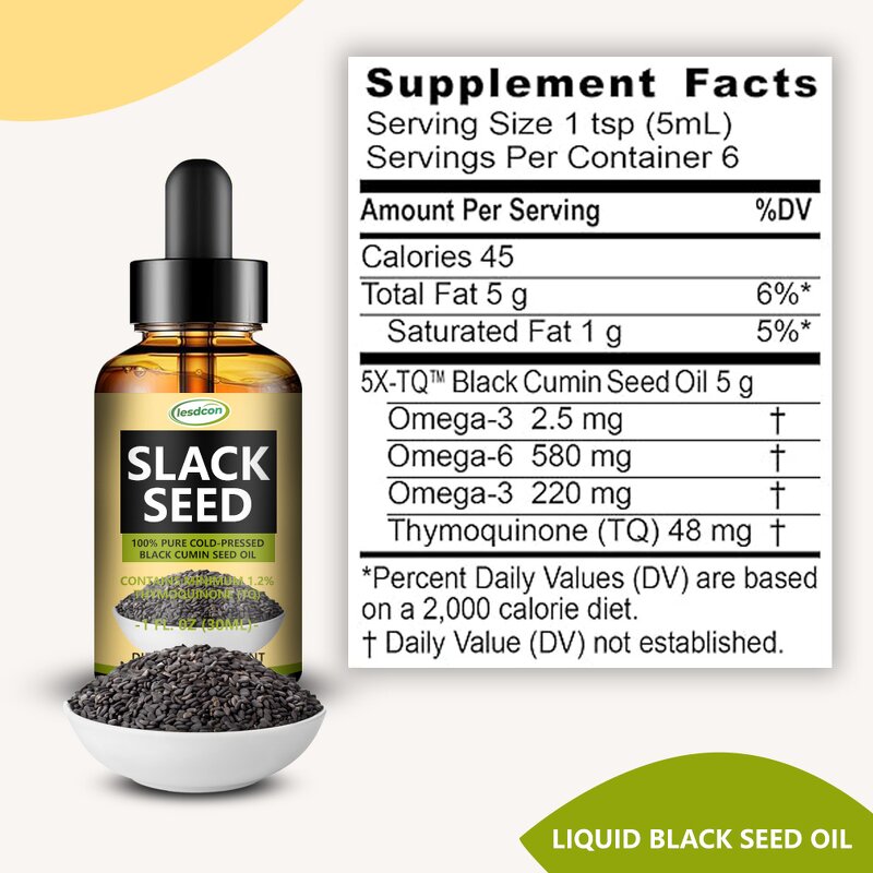 Herbal Supplement Manufacturer - Organic Black Seed Oil Immune Hair Adult Herbal