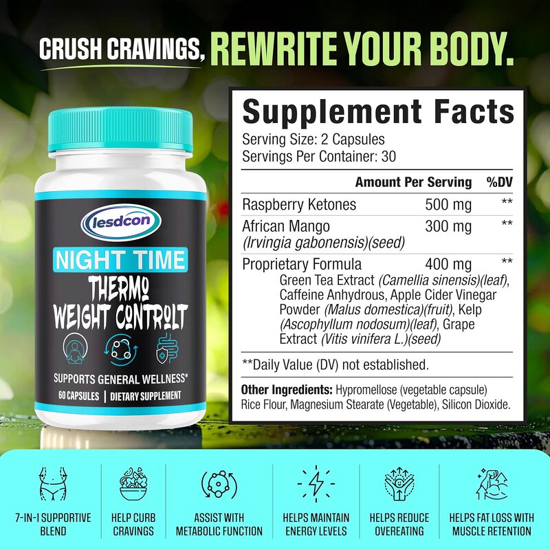 Weight Loss Capsules Factory - OEM Night Time Thermo Slim Metabolism Herbal