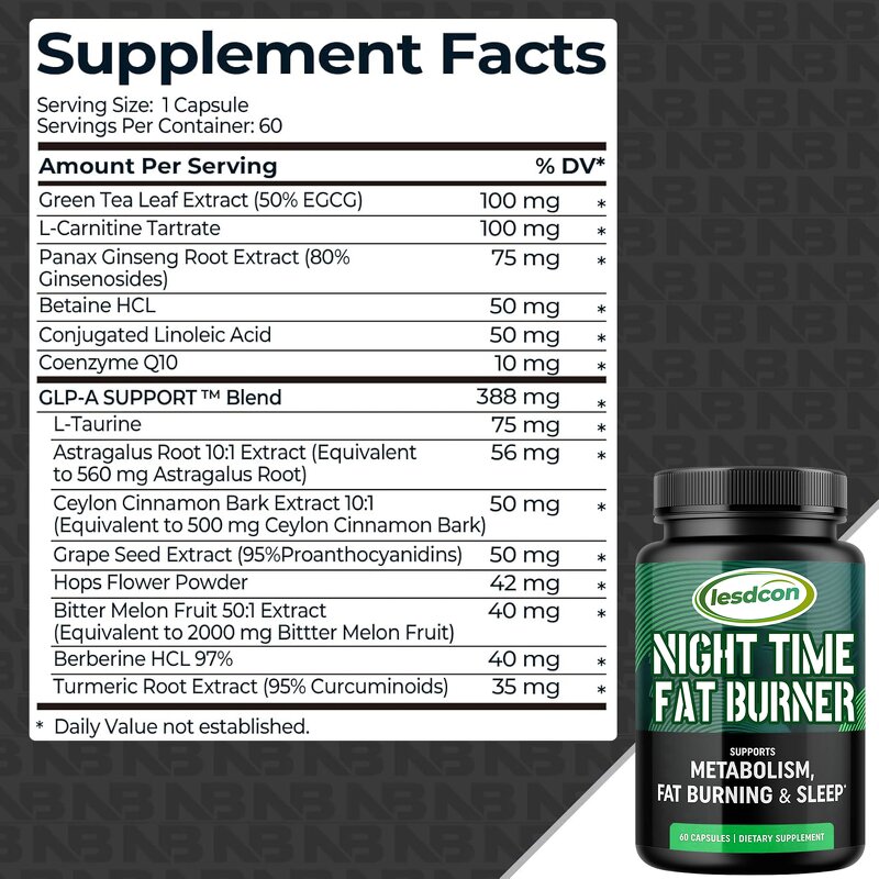 Weight Loss Capsules Factory - OEM/ODM Night Time Fat Burner Belly Slim Herbal