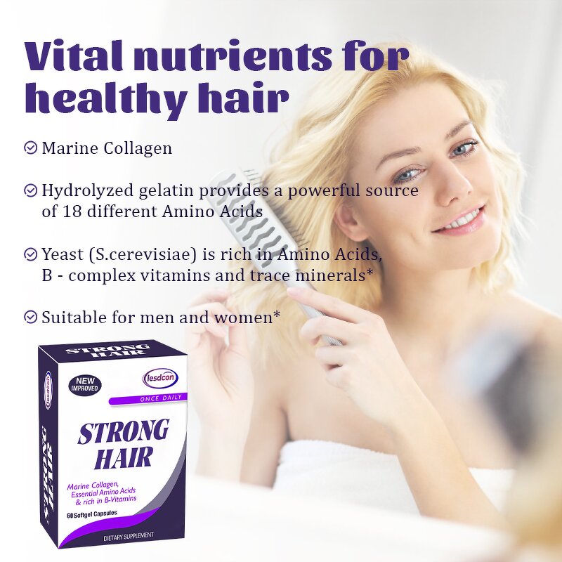 Hair Supplement Manufacturer - Private Label Biotin Skin Hair Adult Herbal