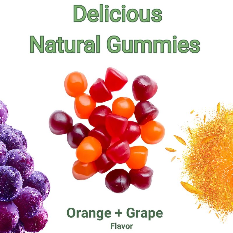 OEM Wholesale Folic Acid Gummies 60 Gummies for Blood Cells Support and Cognitive Function Support for Adults Herbal Supplement