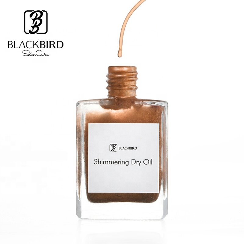 Body Shimmering Oil Manufacturer - Private Label Long Lasting Glitter Rose Gold Mineral Waterproof