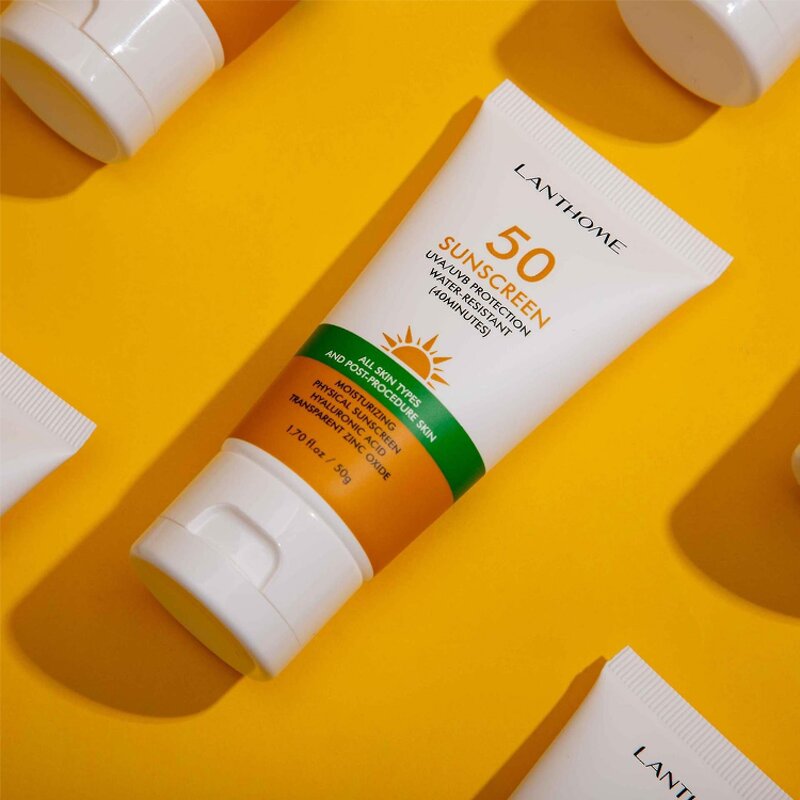 Sunscreen Cream Manufacturer - Private Label Vegan Moisturizing SPF50 for Body & Face