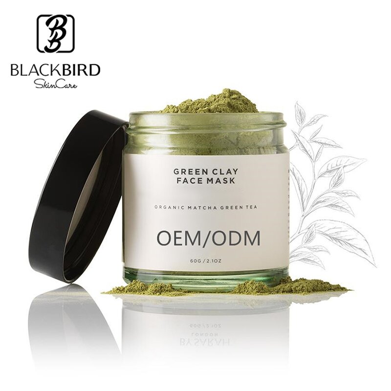 Facemask Powder Manufacturer - Skin Care Green Tea Natural Matcha Clay Powder
