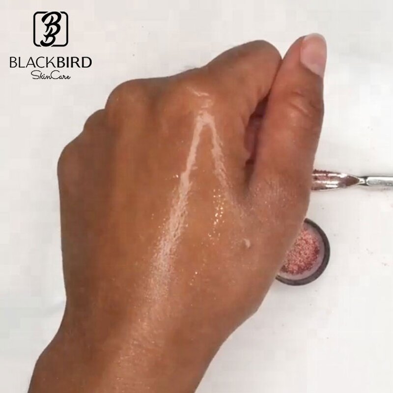 Body Shimmering Oil Manufacturer - Private Label Long Lasting Glitter Rose Gold Mineral Waterproof