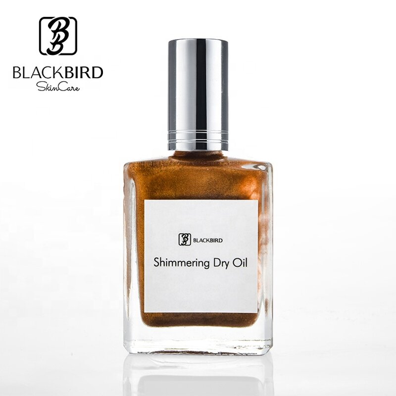 Body Shimmering Oil Manufacturer - Private Label Long Lasting Glitter Rose Gold Mineral Waterproof