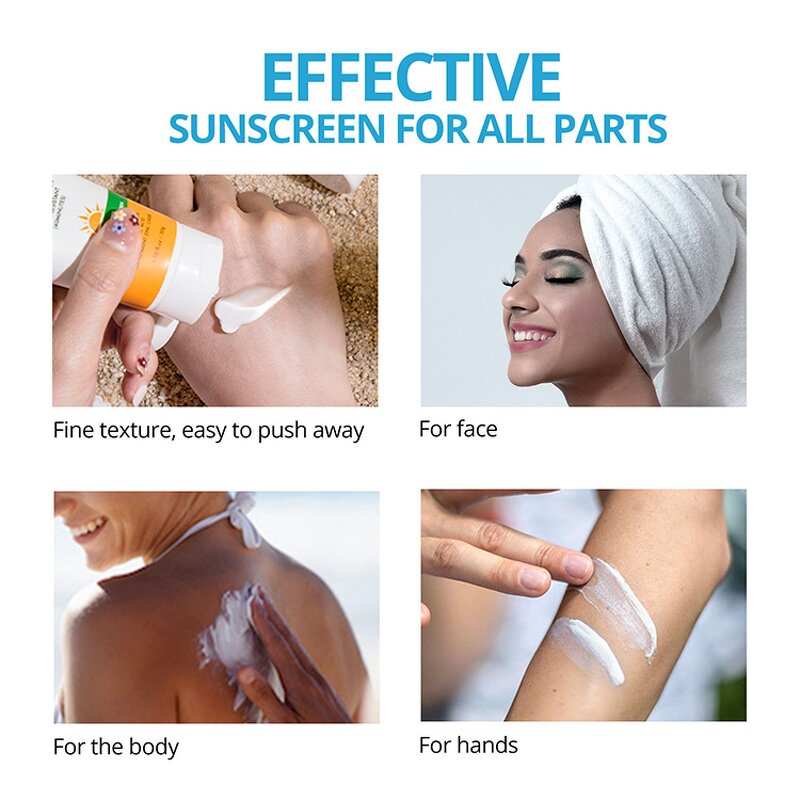 Sunscreen Cream Manufacturer - Private Label Vegan Moisturizing SPF50 for Body & Face