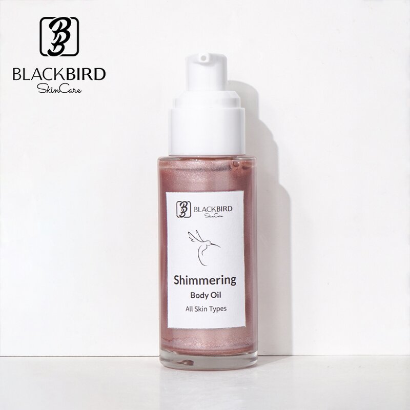 Shimmering Body Oil Manufacturer - Private Label Organic Glitter Dry Oil Spray Rose Gold
