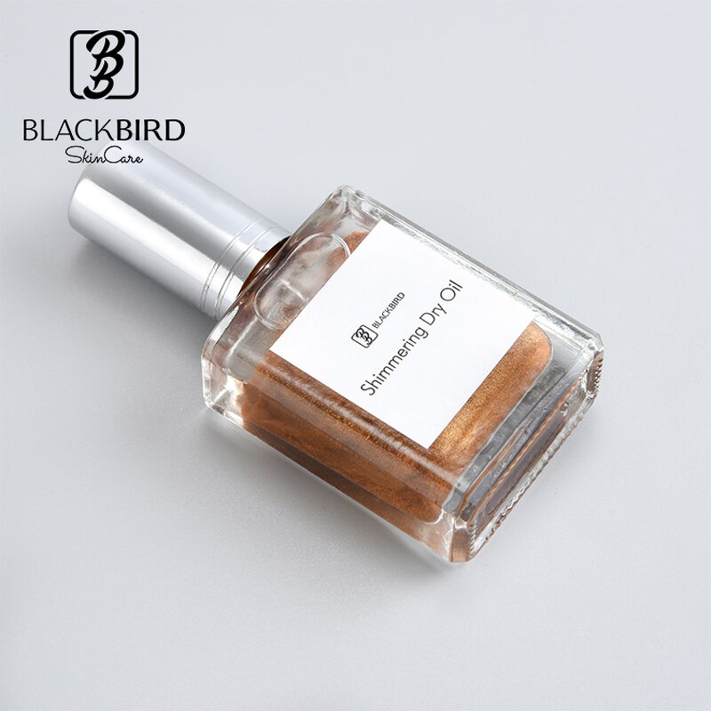 Body Shimmering Oil Manufacturer - Private Label Long Lasting Glitter Rose Gold Mineral Waterproof