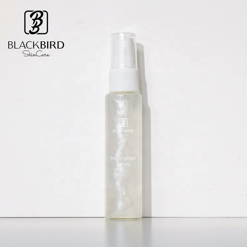 Body Shimmering Spray Manufacturer - Private Label Glitter Gold Liquid Highlighter Hydrating Mist