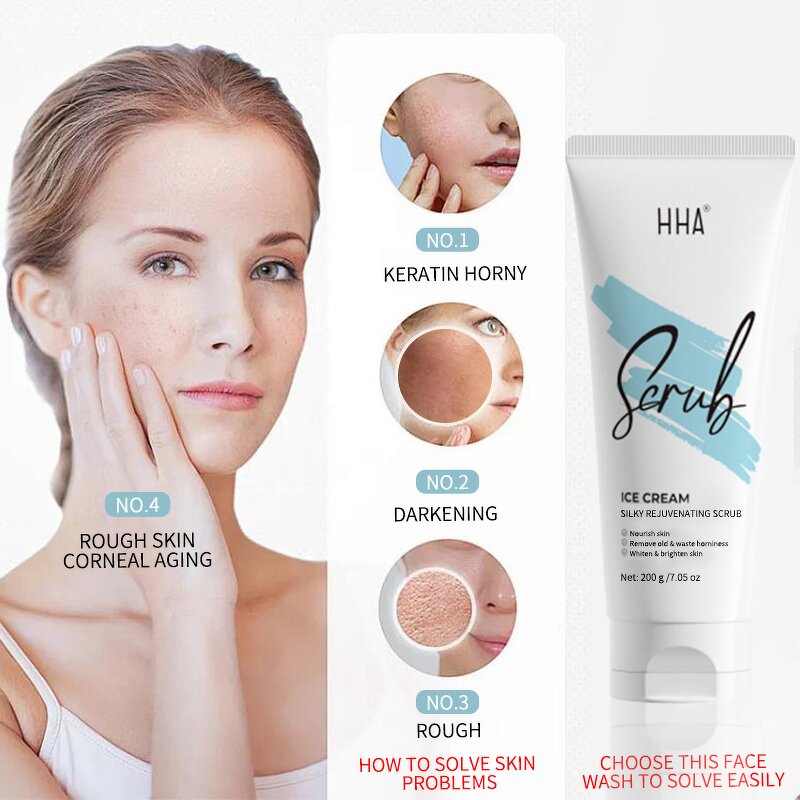 Body Scrub Cream Manufacturer - Wholesale Silky Rejuvenating Fruity Fragrance Sea Salt Fruit Acid Dry Skin