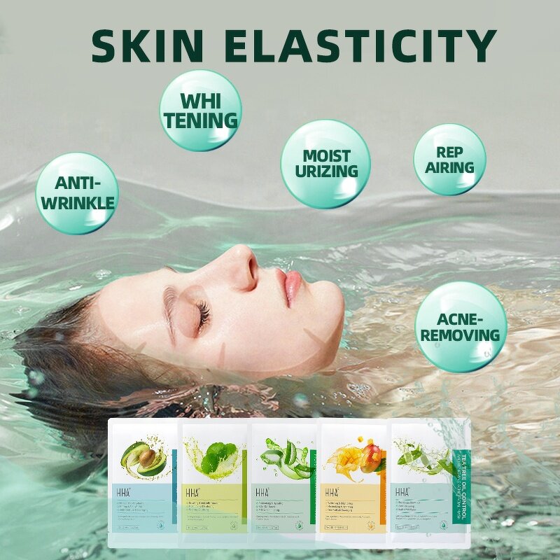 Facial Sheet Mask Manufacturer - OEM Private Label HHA Korean Beauty Organic Vitamin C Infused Mango Whitening