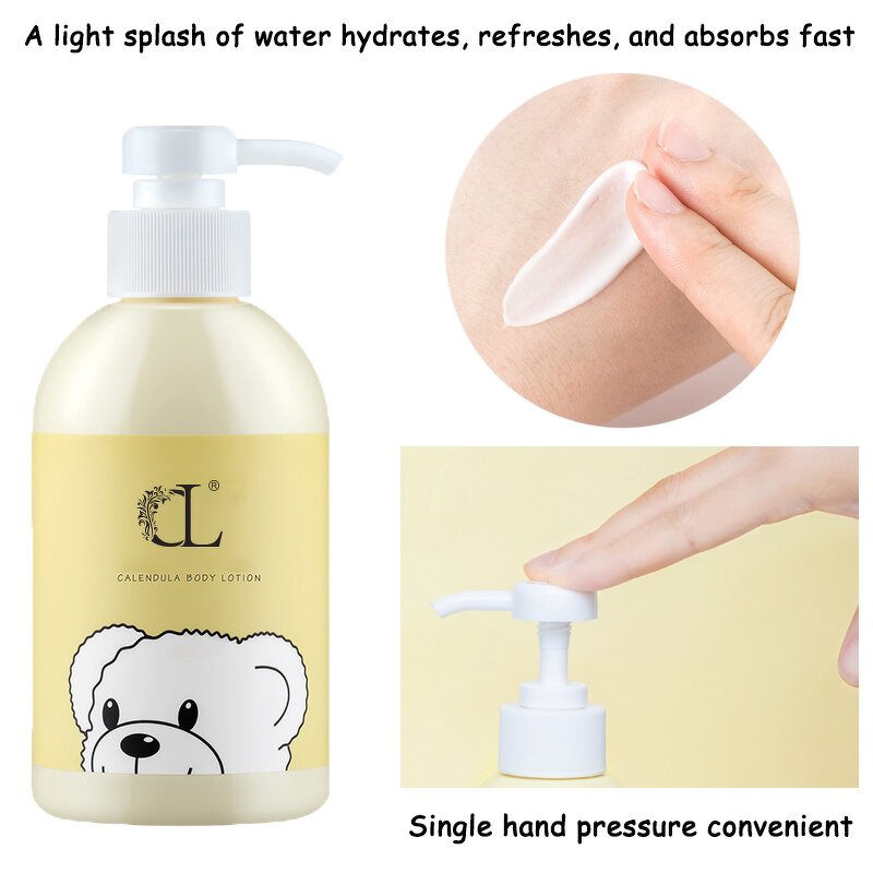 Baby Lotion Manufacturer - CL OBM Customized Organic 354ml Calendula Infused Whitening Non-Irritating All Skin Types