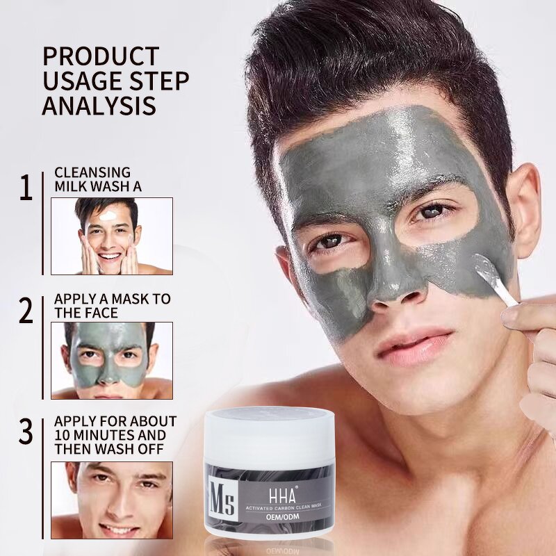 Face Wash Manufacturer - OEM Custom Organic Men's Hamamelis Balanced Deep Cleansing Foam Oily Dry Skin