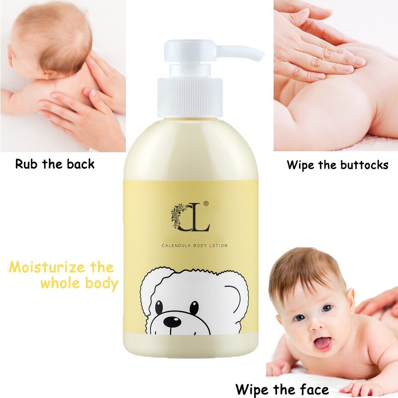 Baby Lotion Manufacturer - CL OBM Customized Organic 354ml Calendula Infused Whitening Non-Irritating All Skin Types