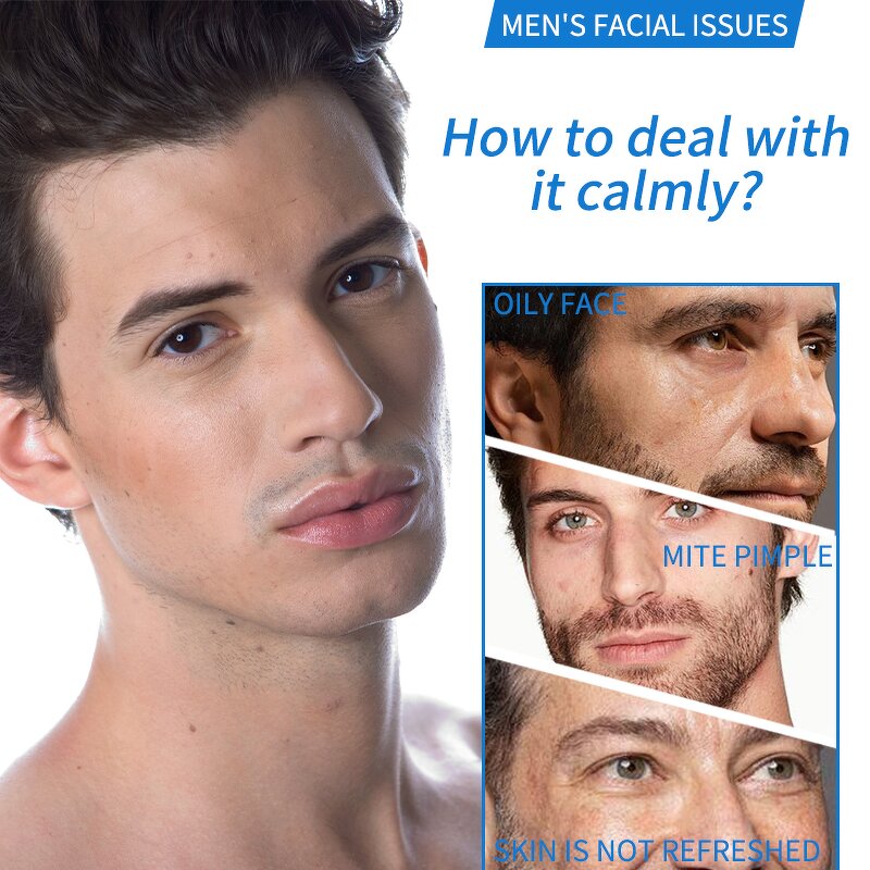 Facial Cleanser Manufacturer - Men's Deep-Cleansing Salty Oil Control Acne-Fighting Deep Pore Purification Customized