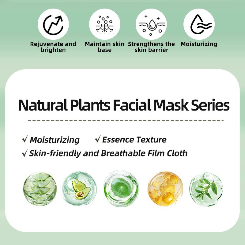 Facial Sheet Mask Manufacturer - OEM Private Label HHA Korean Beauty Organic Centella Asiatica Soothing Repair