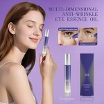 Roller Eye Essence Oil Retinyl Palmitate Hydrating Firming Anti-Aging Dark Circle Lightening Puffiness Reduction Fine Line