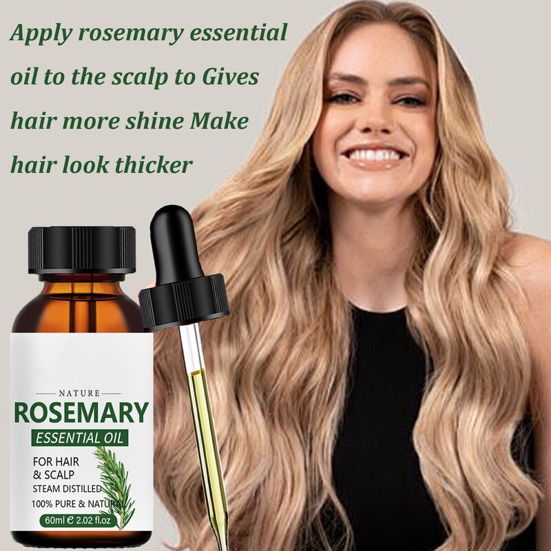 Scalp Massage Hair Oil Manufacturer - Rosemary Infused Strengthens Growth Enhances Shine Nourishes
