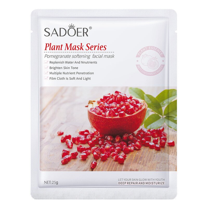 Face Mask Manufacturer - SADOER Plant Fruit Moisturizing Improving Roughness Sheet Form
