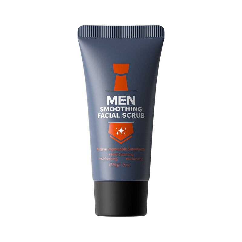 Men's Facial Scrub Manufacturer - OEM Customized 50g Smooth for Clean Pores Skin Care