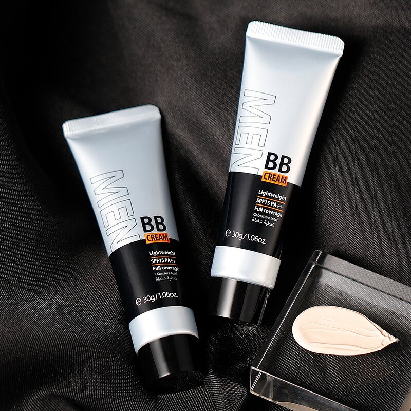 Men's BB Cream Manufacturer - OEM Customized 30g 4 Color Options Whitening Makeup Base