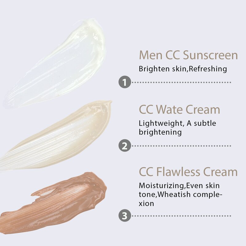 CC Sunscreen Manufacturer - Lalaensuni Women's 50SPF+++ Whitening Concealer Liquid Foundation Waterproof