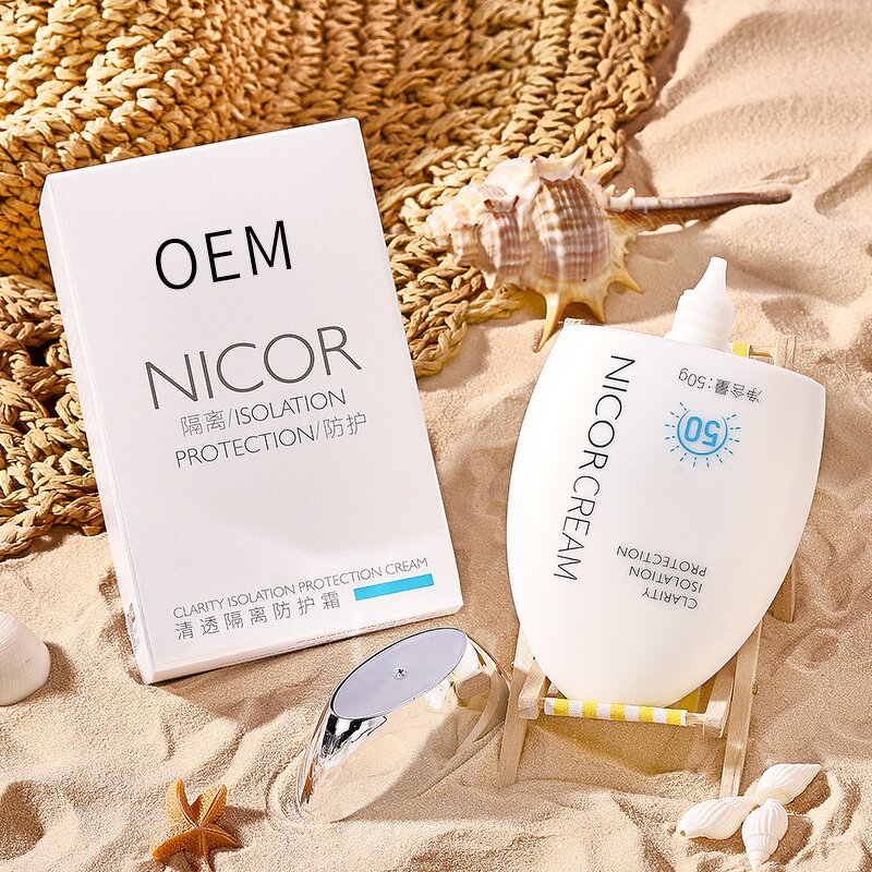 Sunscreen Cream Manufacturer - OEM High Isolation Refreshing Female Whitening UV Protection