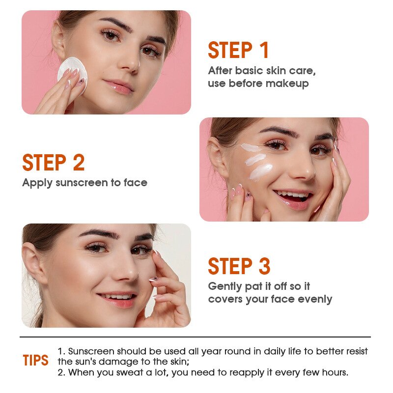 Sunscreen Lotion Manufacturer - Summer Training Student OEM SPF70+++ UV Protection Whitening