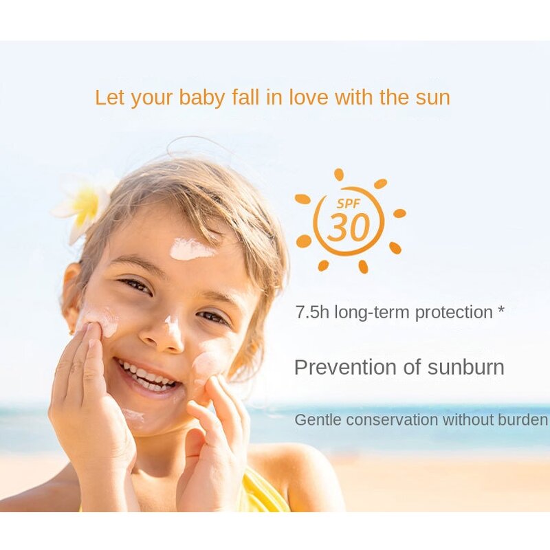 Sunscreen Cream Manufacturer - OEM Summer Student SPF30 Baby Physical Isolation for Children
