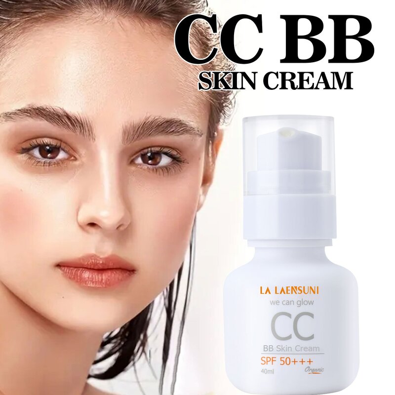 Men's Concealer Foundation Manufacturer - Lalaensuni 50SPF+++ CC BB Sunscreen Oil Control Waterproof