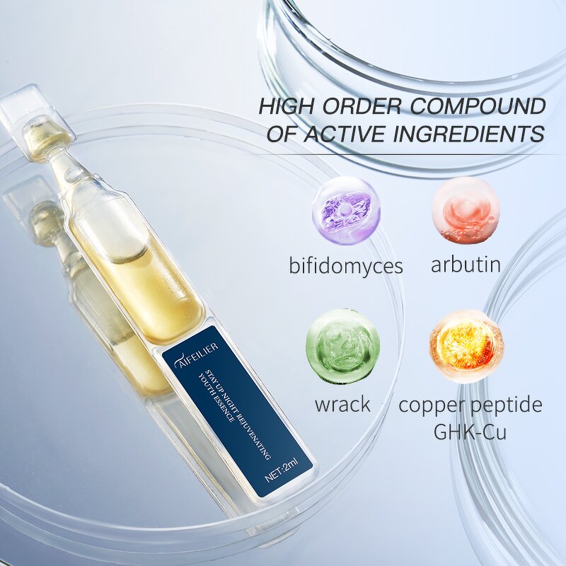 Face Ampoule Manufacturer - AIFEILIER with Blue Copper Peptide Hydration Repair Anti-Wrinkle Firming
