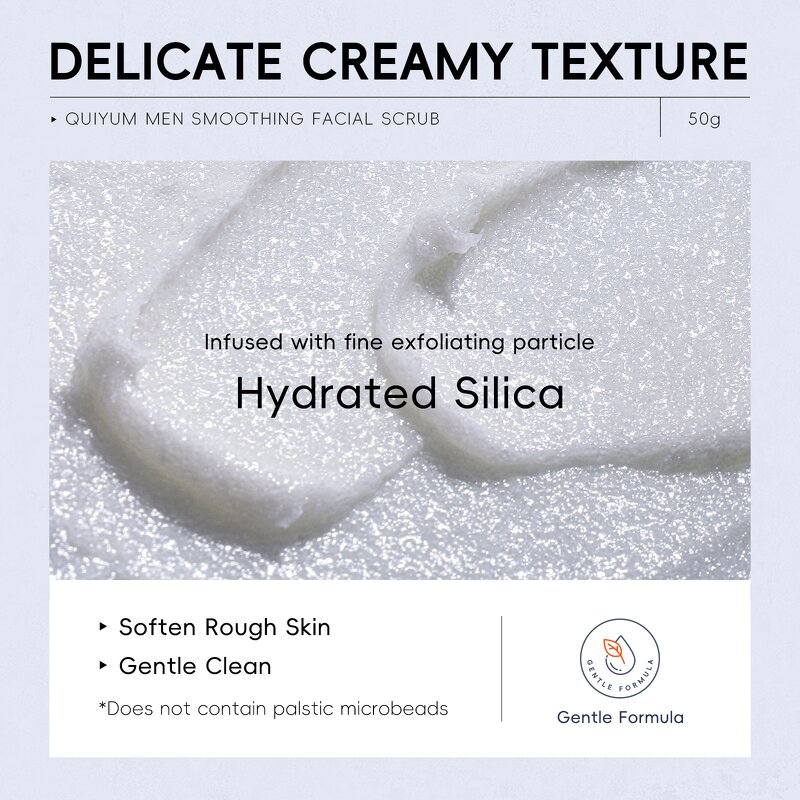 Men's Facial Scrub Manufacturer - OEM Customized 50g Smooth for Clean Pores Skin Care