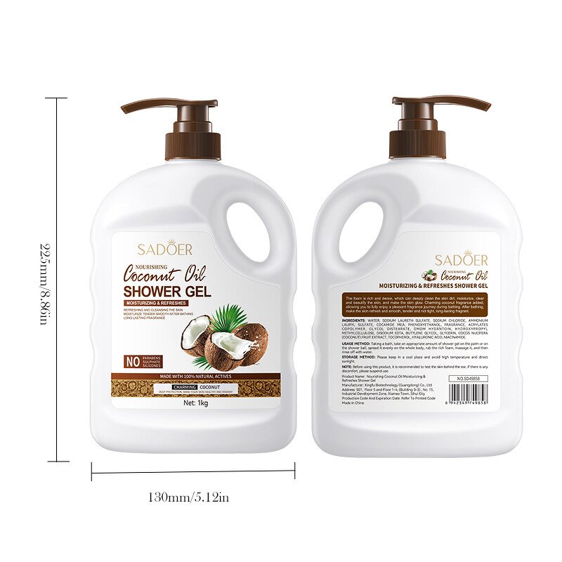 Shower Gel Manufacturer - Large 1kg Fragrance Moisturizing Amino Acid with Retained Perfume