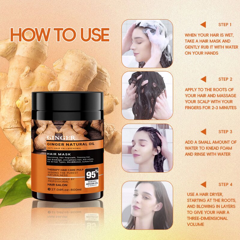 Hair Conditioner Manufacturer - Spot Ginger Nourishing Cream with Scalp Care Soothing Itching