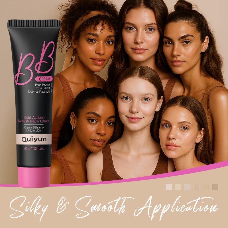 BB Cream Manufacturer - QUIYUM 30g Cute Student Style Portable with Pressed Powder