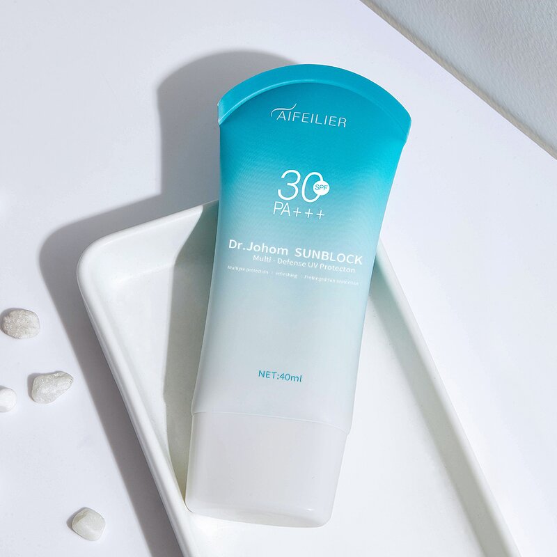 Sunscreen Cream Manufacturer - AIFEILIER Three-in-One Whitening Long-Lasting Waterproof with Titanium Dioxide