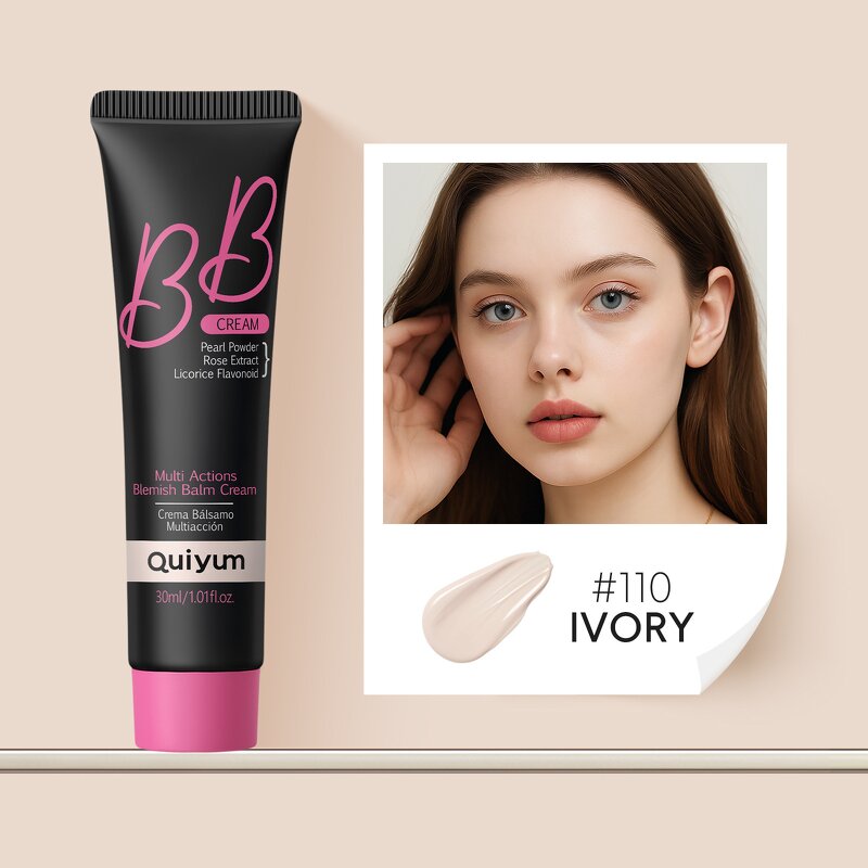 BB Cream Manufacturer - QUIYUM 30g Cute Student Style Portable with Pressed Powder