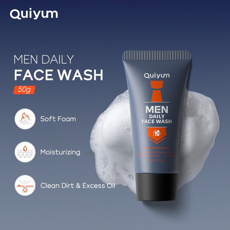 Men's Moisturizer Manufacturer - Quiyum Daily 50g Pore-Cleansing Face Wash Skin Care