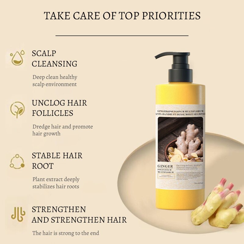 Hair Care Cream Manufacturer - Manufacturer Wholesale Ginger Includes Shampoo Conditioner Hair Mask