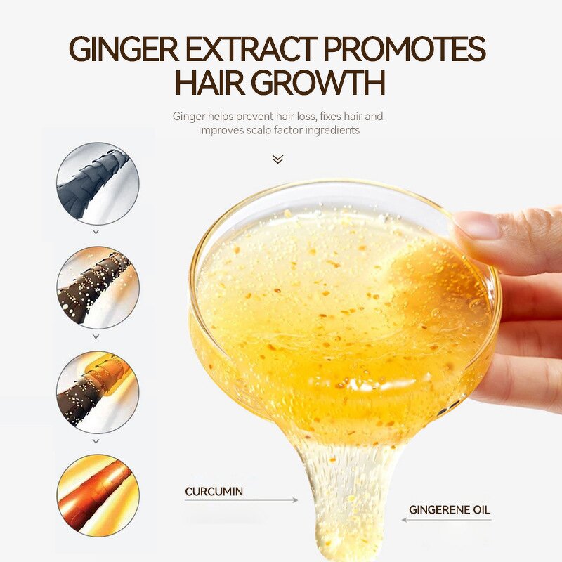Ginger Shampoo Set Manufacturer - and Conditioner Nourishing Hair Mask Customized OEM