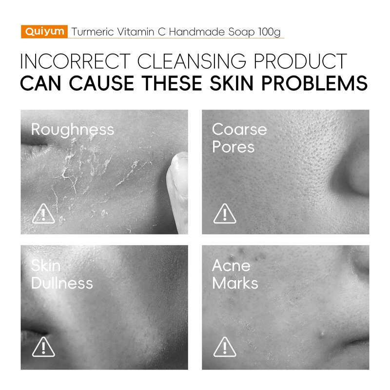 Face Soap Manufacturer - Quiyum Turmeric Vitamin C Herbal Essential Oil Cleansing