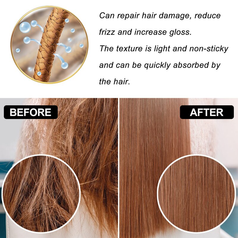 Molecular Hair Oil - Ouhoe Smooth Moisturizing Improve Dry Frizzy Hair