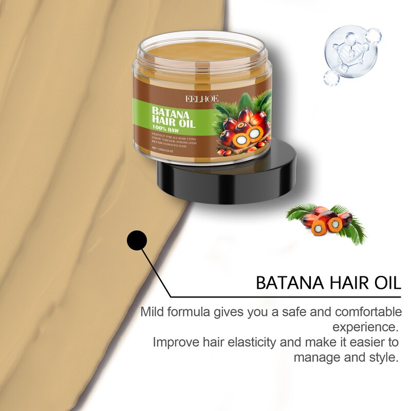 Batana Hair Oil - Eelhoe Nourish Improve Frizzy Split Ends Damaged Hair